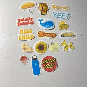 16 stickers for 12$